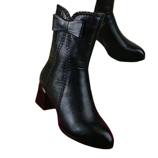 Fashion Personality Ladies Bow Martin Boots