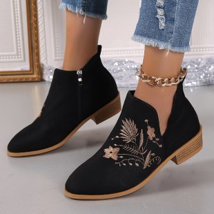 High Heel Pointed Ankle Boots Women