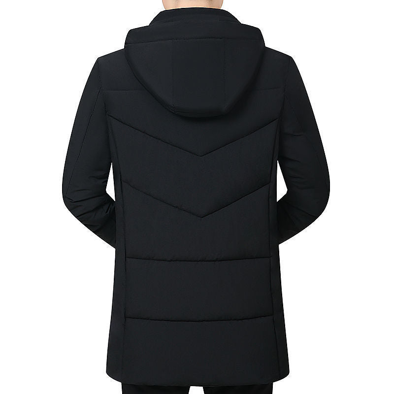 Winter Middle-aged And Elderly Men's Coat Thickened